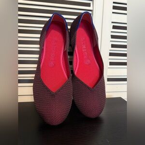 Rothy's Burgundy Flats 9.5